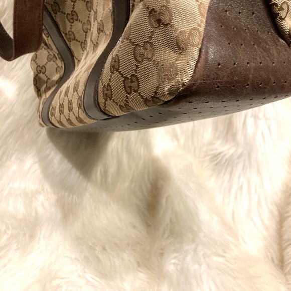 Authentic Gucci GG Monogram Logo Shoulder Bag Tote #6.8v. Good condition - Picture 15 of 15